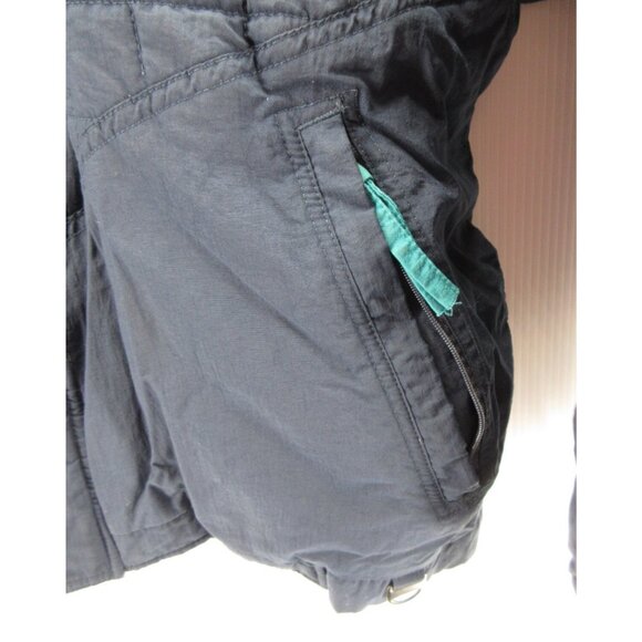 VINTAGE Field & Stream Jacket Medium Puffer Coat Heavy Duty Bomber 90s - Picture 4 of 12
